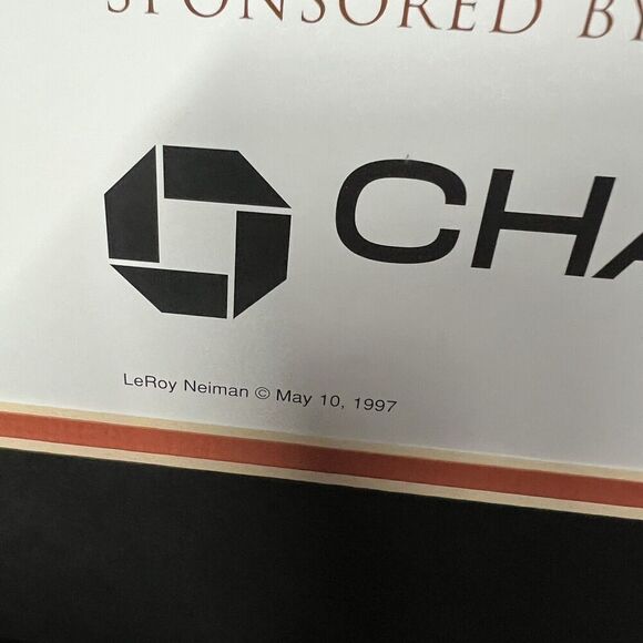 Leroy Neiman  "A Tribute To Barry Bonds" 15x25 Poster Giants 40th Anniv. - Picture 6 of 6